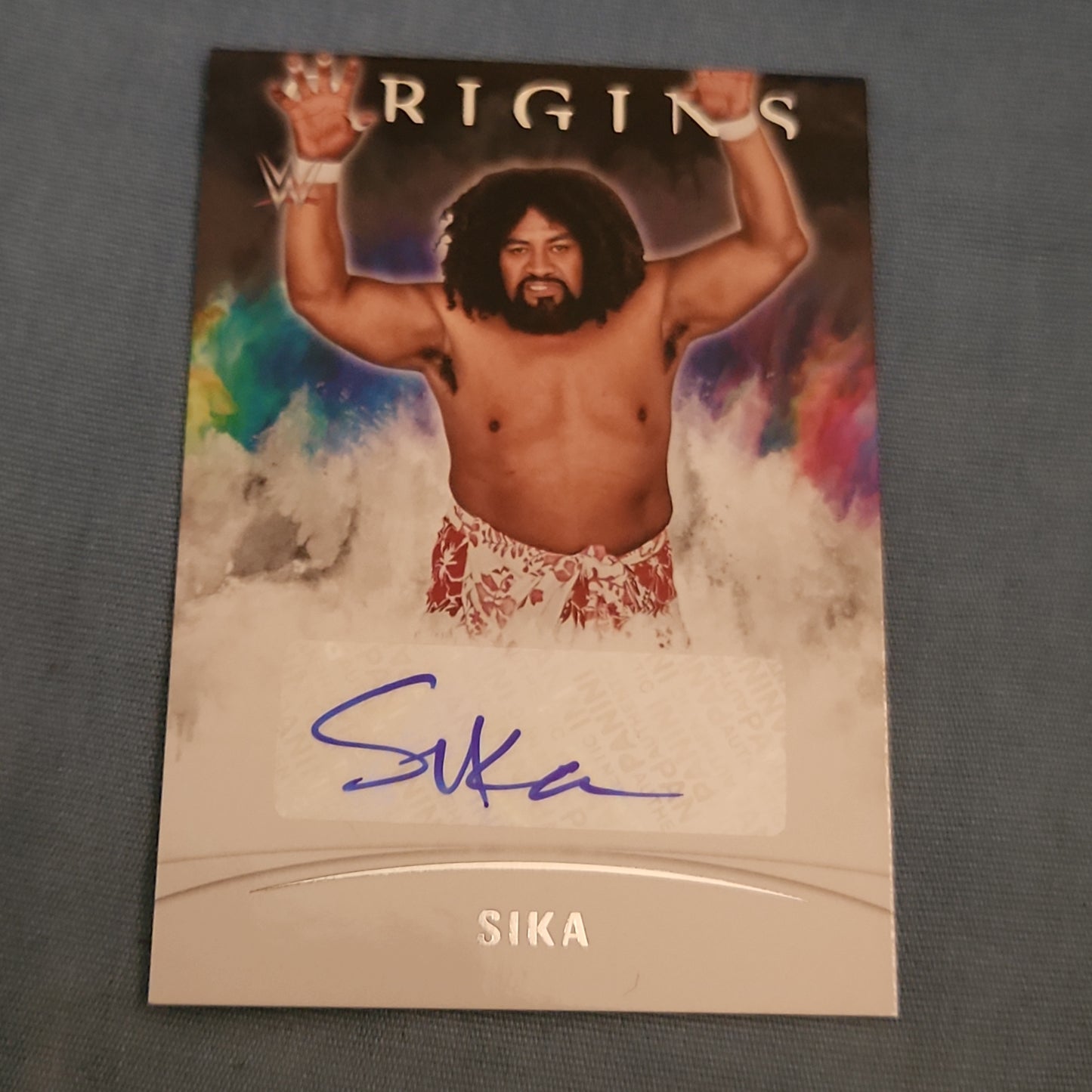 Panini WWE Origins Sika Auto #QA-SKA