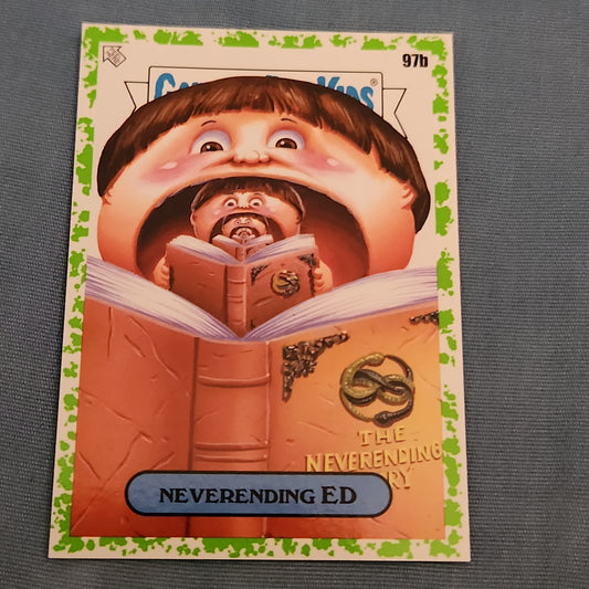 Topps Garbage Pail Kids Green Neverending Ed 97b