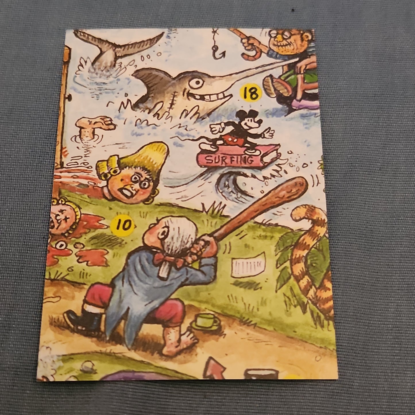 Topps Garbage Pail Kids Green Pilfered Precious 13b