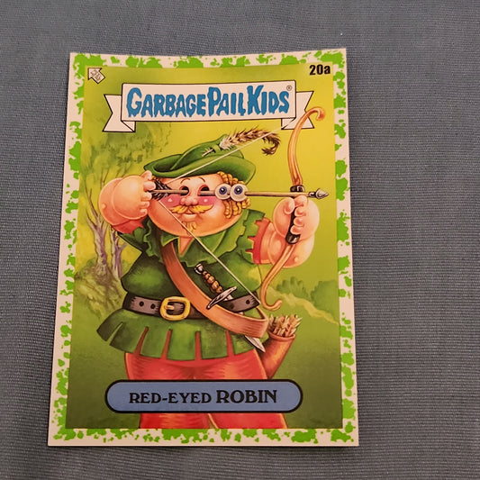 Topps Garbage Pail Kids Green Red-Eye Robin 20a