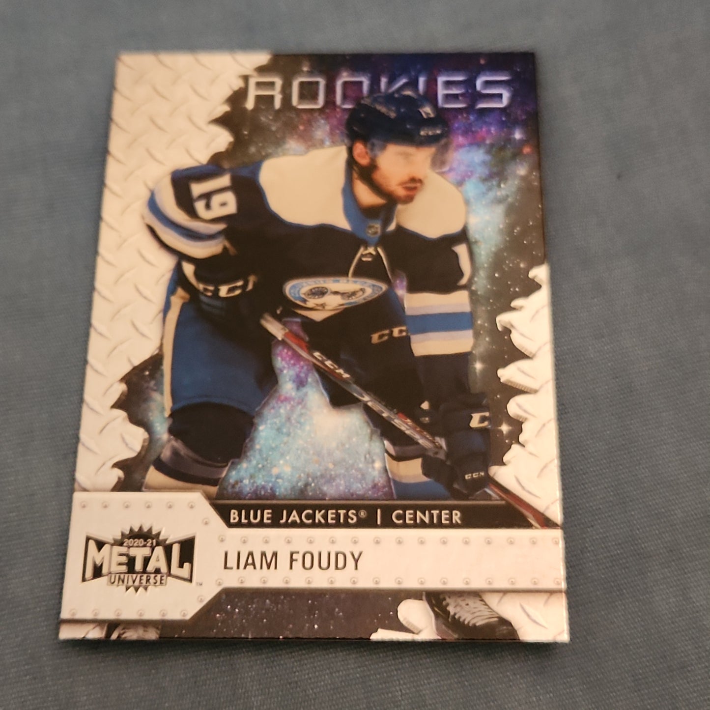 SkyBox Metal Universe Liam Foudy RC #115