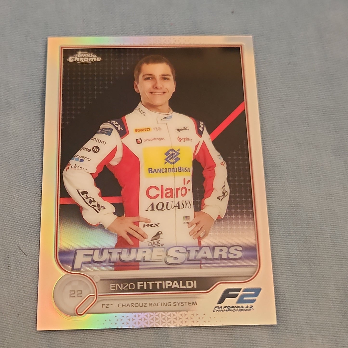 Topps Chrome Future Stars Refractor Enzo Fittipaldi #85