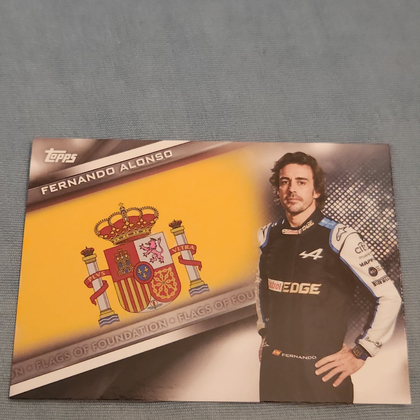 Topps Flag Of Foundation Fernando Alonso #FF-FA