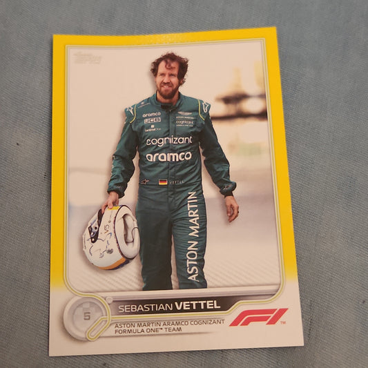 Topps Yellow Sebastion Vettel 014/125 #10