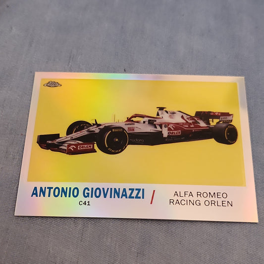 Topps Chrome Antonio Antonio Giovinazzi #T61-AG