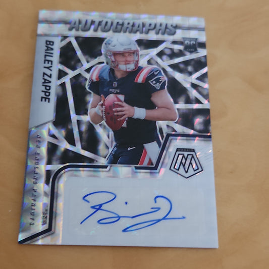 Panini Prizm Mosiac Bailey Zappe RC Auto #RAM-BZ