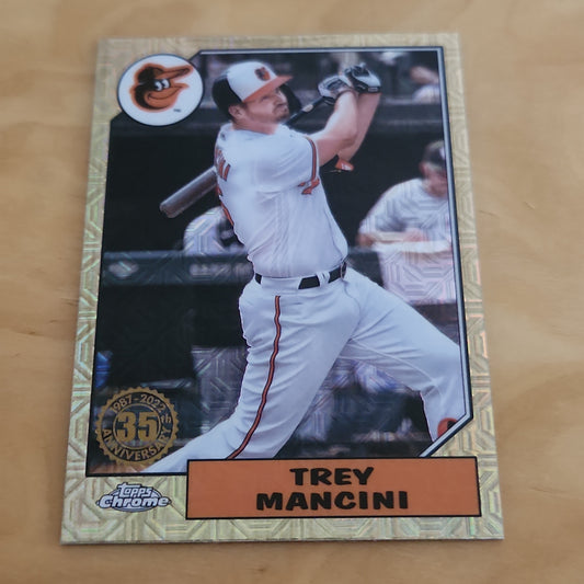 Topps Chrome Refractor 35th Anniversary Trey Mancini #T87C-49