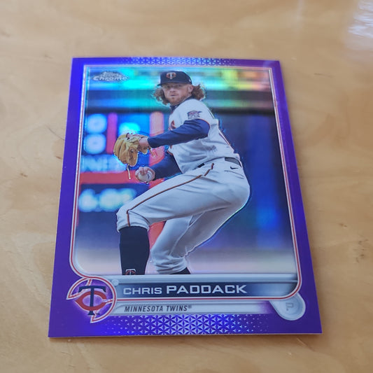 Topps Chrome Purple Chris Paddock #USC130