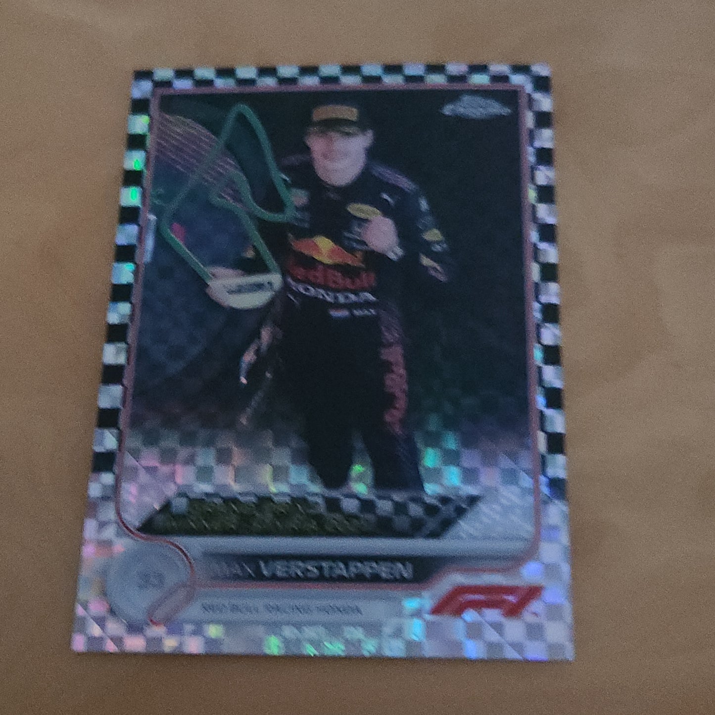 Topps Chrome Checkered Max Verstappen #158