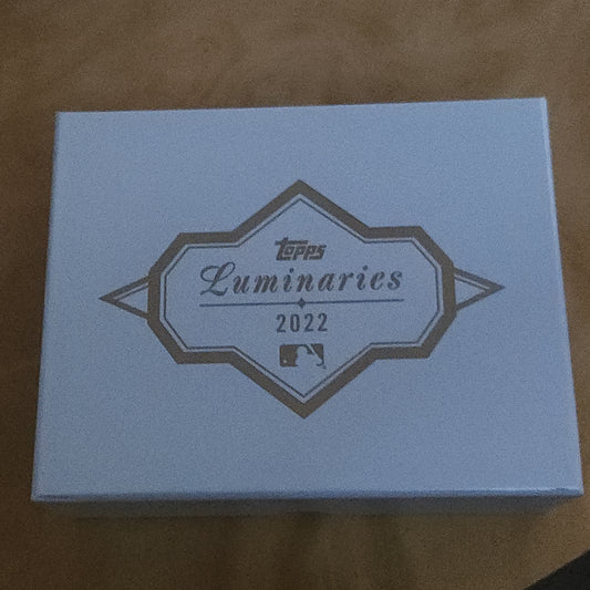 Openned Topps Baseball Luminaries 2022 Box