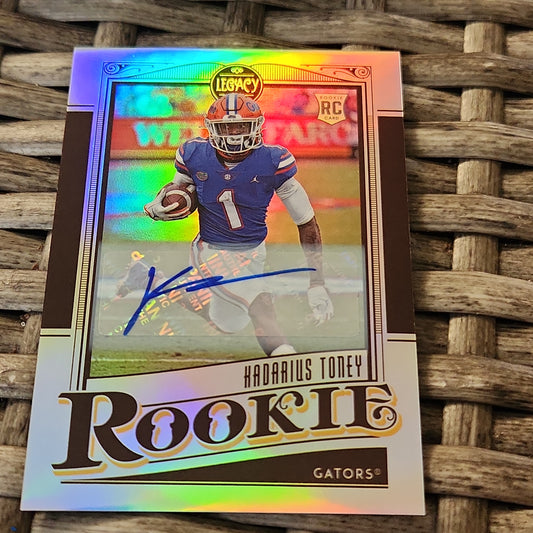 Panini Legacy Kadarius Toney RC Auto #158