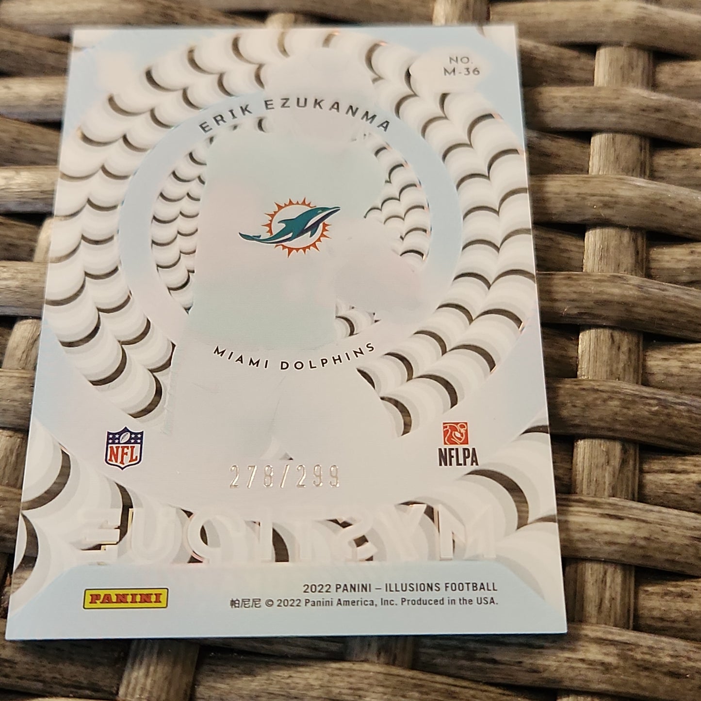 Panini Mystique Illusions Erick Ezukanma RC 278/299 #M-36