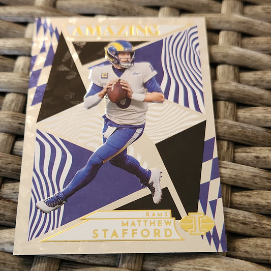 Panini Amazing Illusions Mattew Stafford #A-5