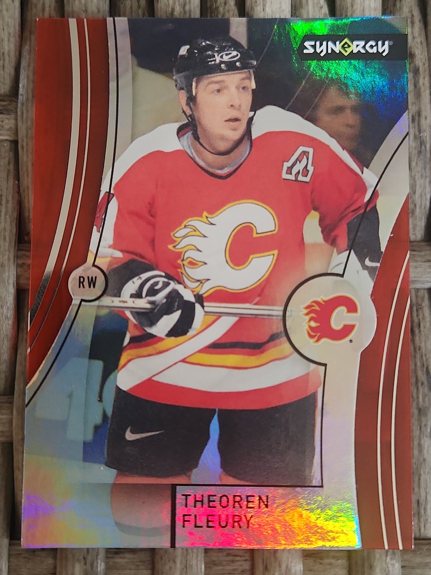 2021-22 UpperDeck Synergy Theoren Fleury #75 Calgary Flames