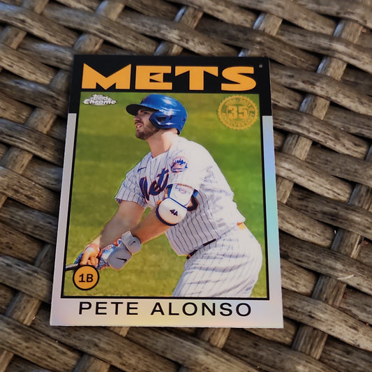 Topps Chrome 35th Anniversary Pete Alonso #86BC-10