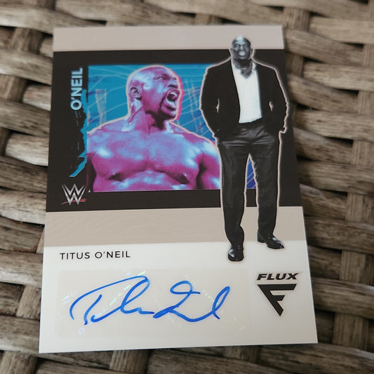 Panini Flux Titus O'Neil Auto #FX-TON