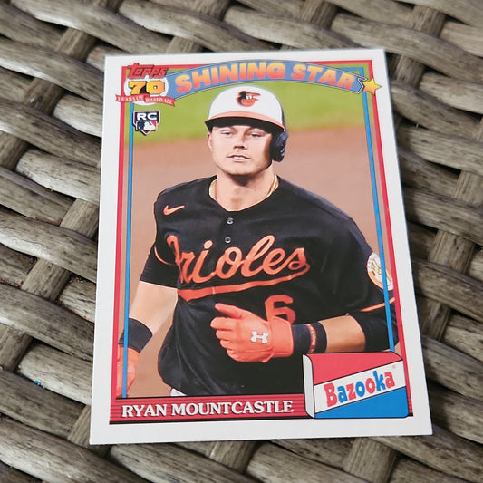 Topps 70th Anniversary Shinning Star Ryan Mountcastle RC #91BZ-1