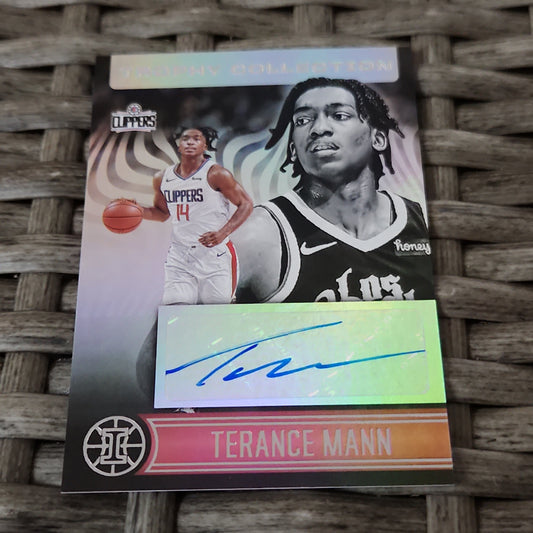 Panini Trophy Collection Terance Mann Auto #TC-TER