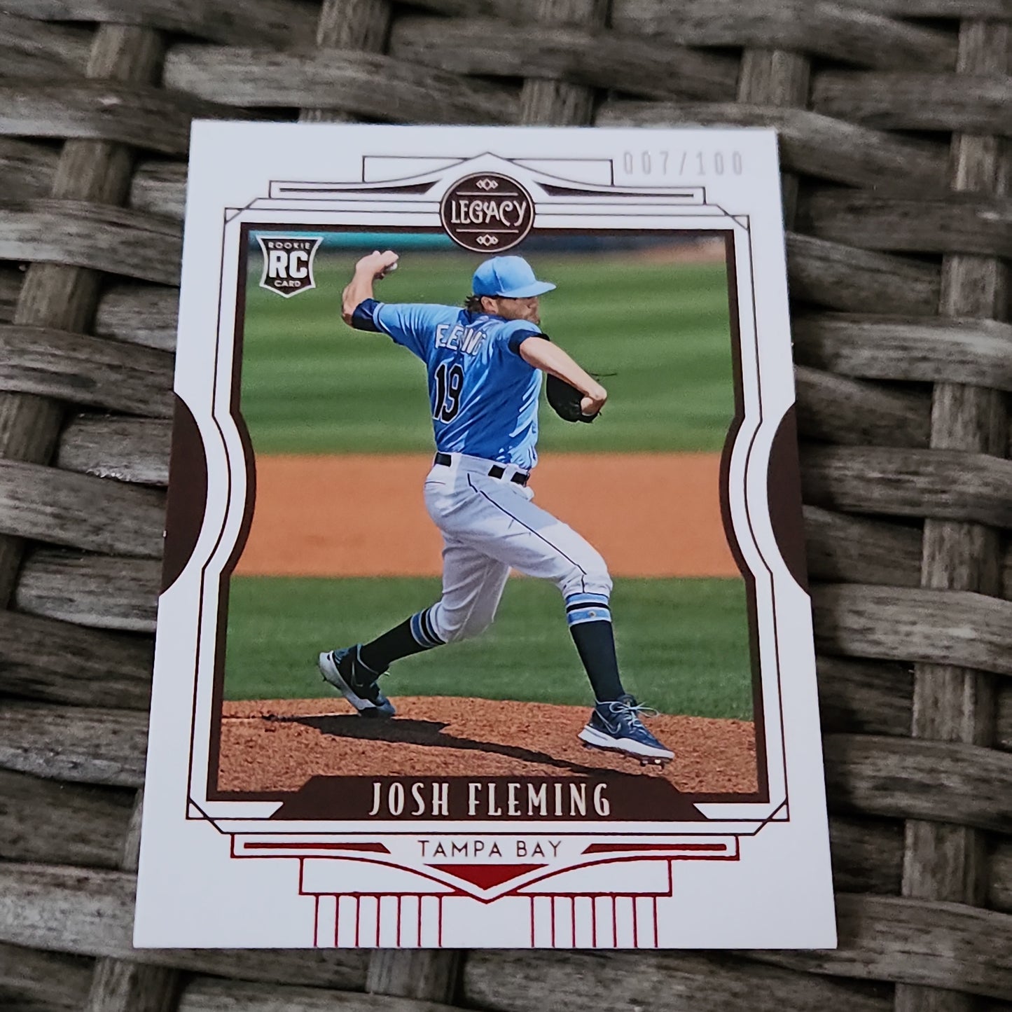 Panini Legacy Red Josh Fleming RC 007/100 #3