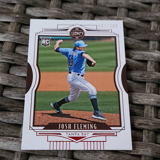 Panini Legacy Red Josh Fleming RC 007/100 #3