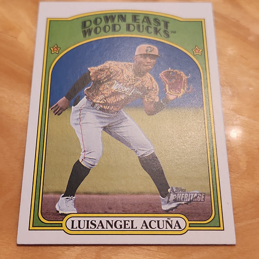 Topps Heritage Luisangel Acuña #217