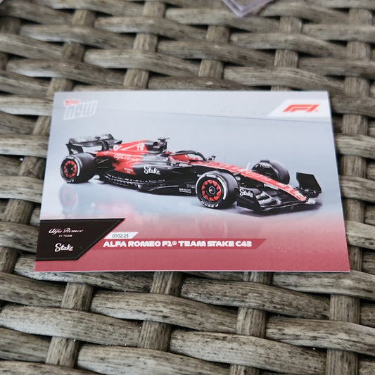 Topps Now Alfa Romeo 1 Team Stake C43 #P003