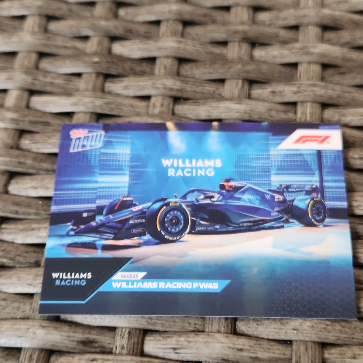 Topps Now Willams Racing FW45 #POO4