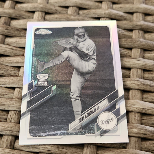 Topps Chrome Negative Refractor Tony Gonsolin #183