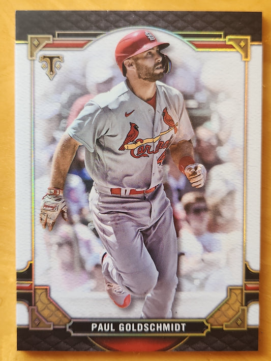 2022 Topps Triple Threads Paul Goldschmidt #86 St. Louis Cardnials