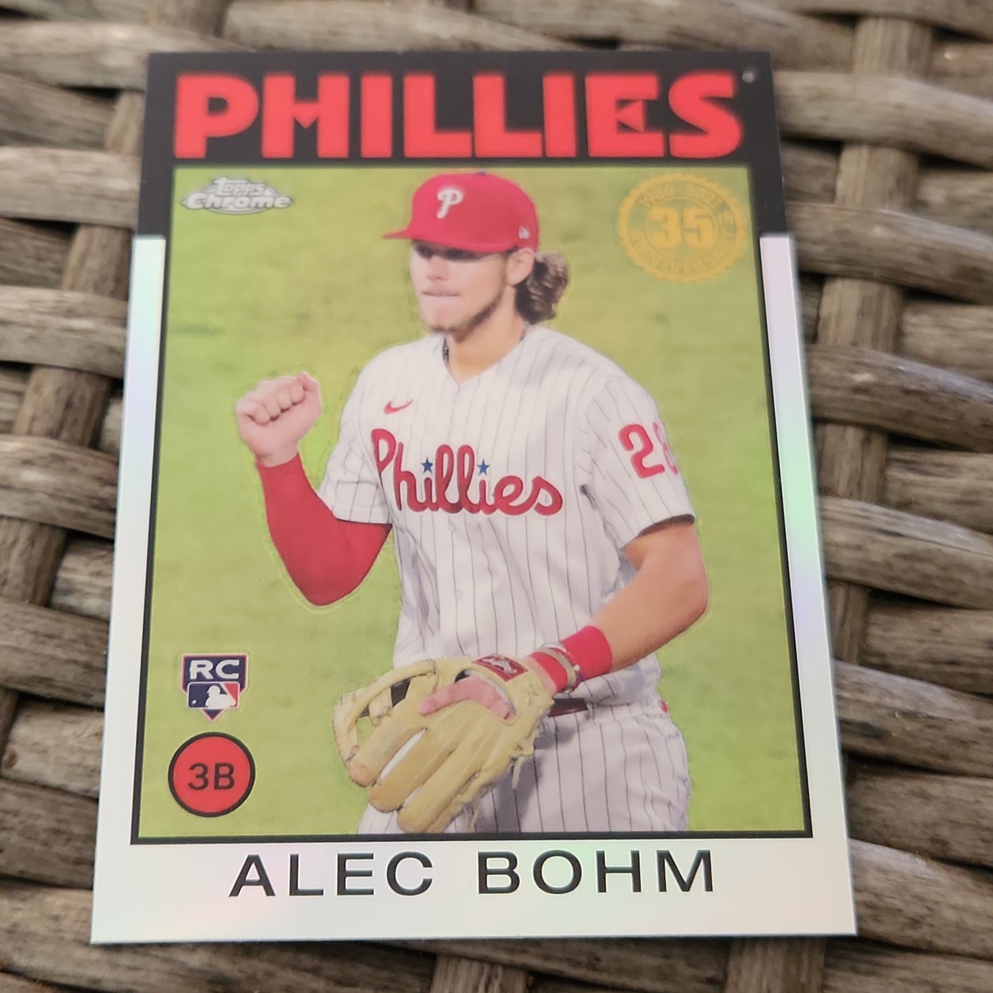 Topps Chrome 35th Anniversary Alec Bohm RC #86BC-14