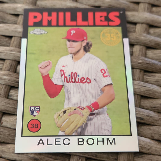 Topps Chrome 35th Anniversary Alec Bohm RC #86BC-14
