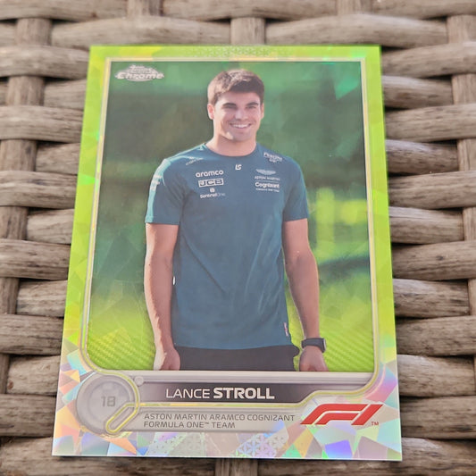 Topps Chrome Green Saphire Lance Stroll 046/199 #49