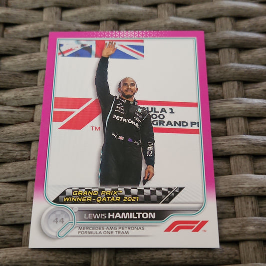 Topps Pink Lewis Hamilton 066/150 #170