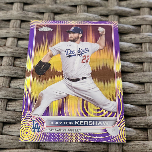 Topps Chrome Sonic Parallel Clayton Kershaw 060/199 #183