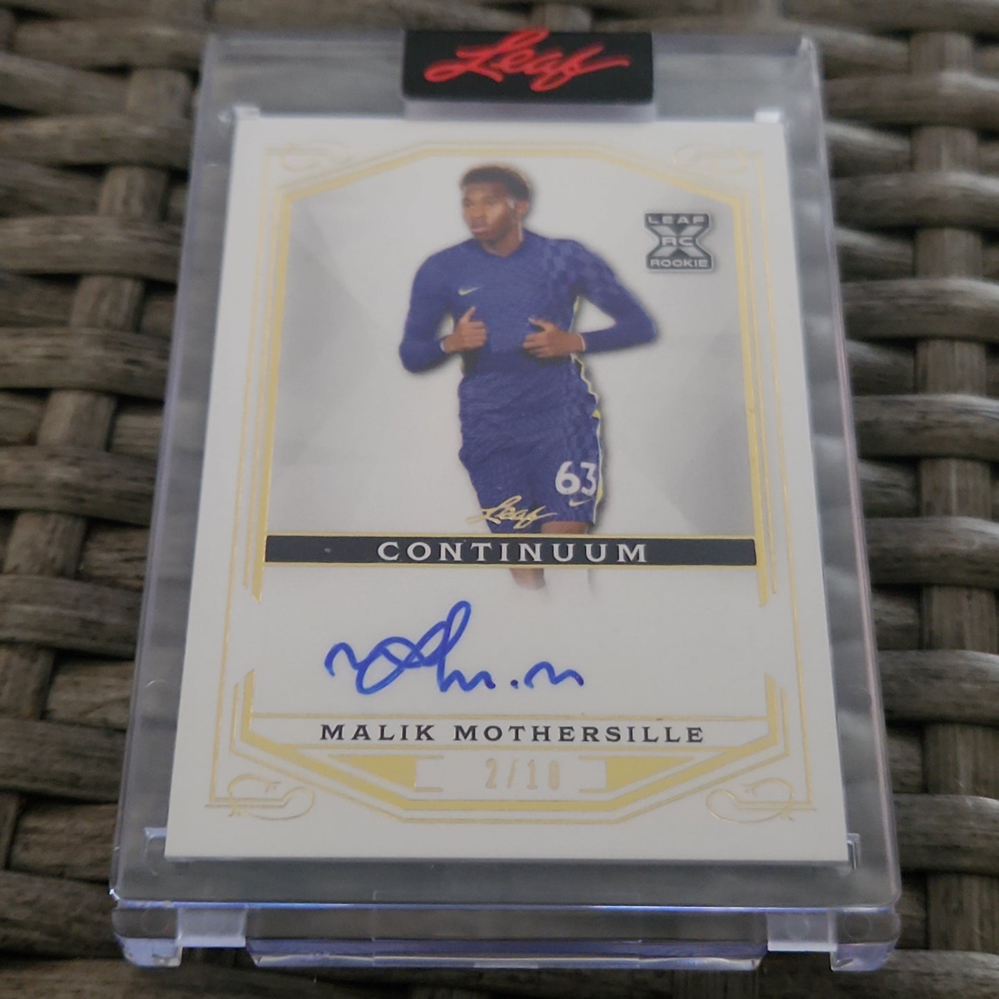 Leaf Continuum Malik Mothersille RC Auto 2/18 #163