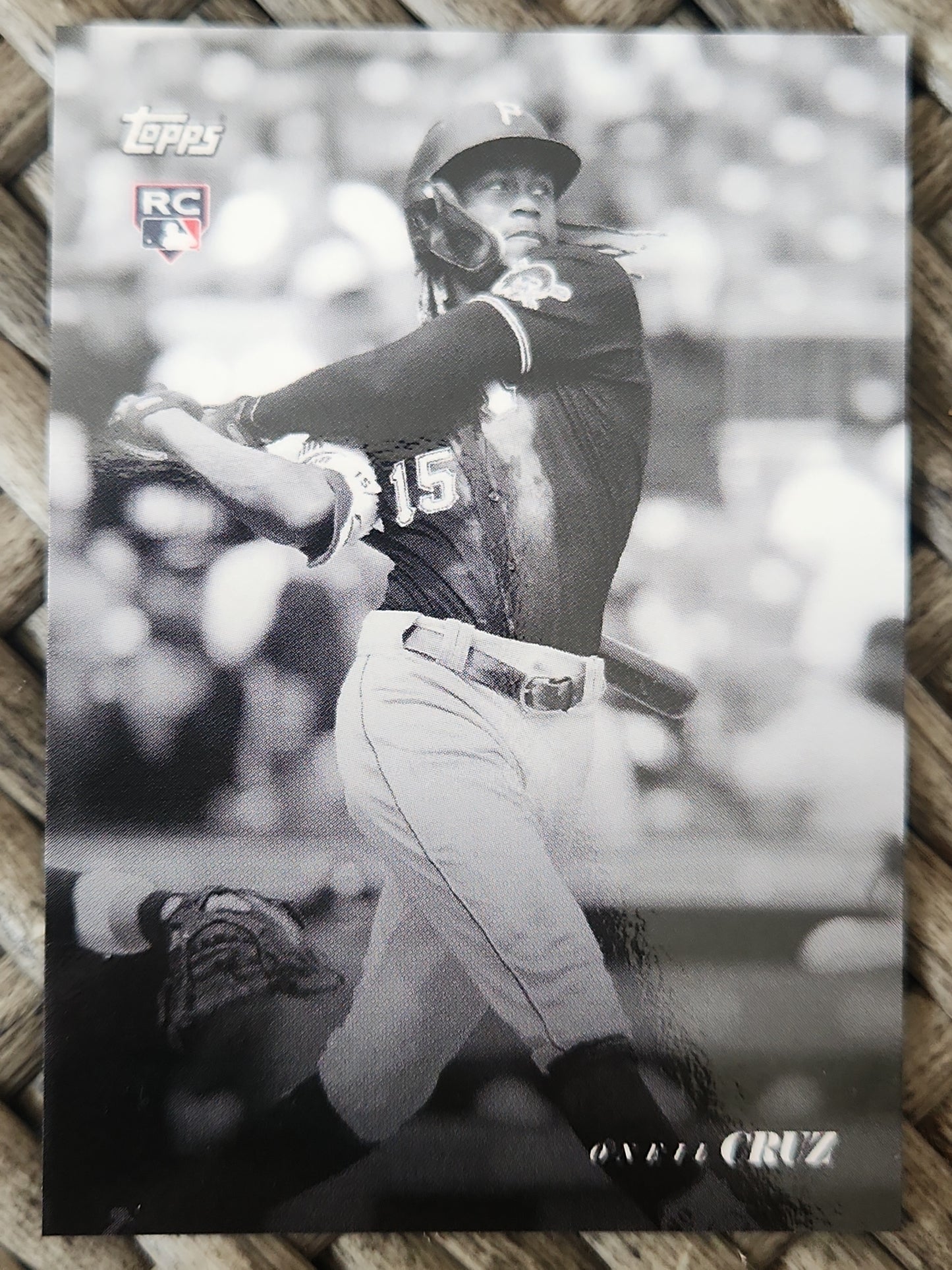 2022 Topps Black and White O'Neil Cruz RC #74 Pittsburgh Pirates