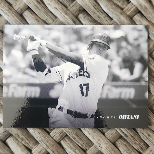 2022 Topps Black and White Shohei Ohtani LA Angels