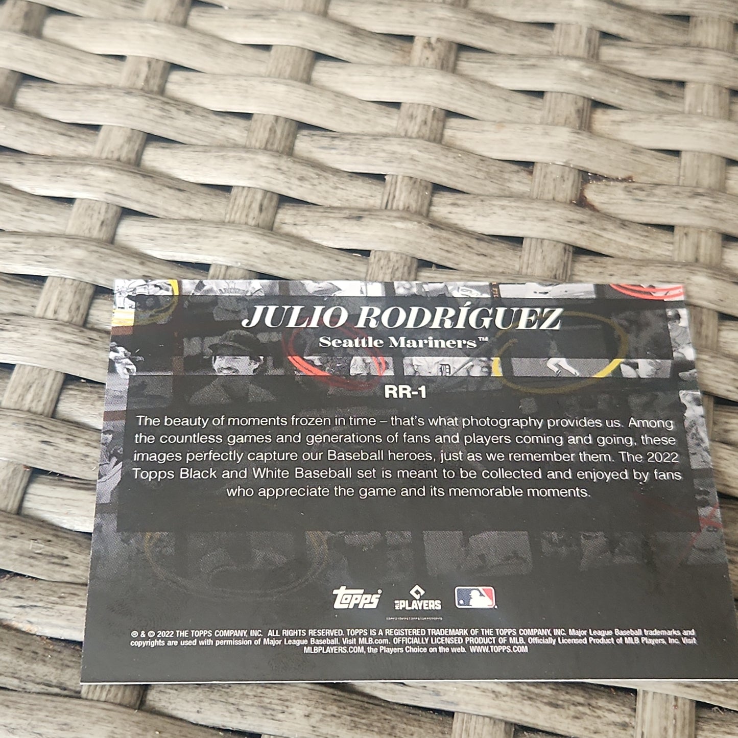 Topps Black & White Rookie Resolution Juilo Rodríguez #RR-1