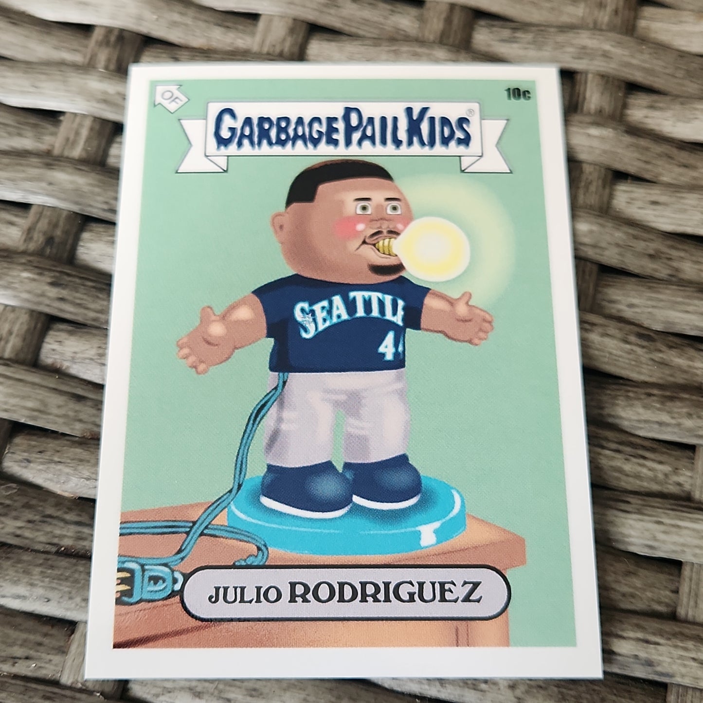 Topps Garbage Pail Kids X Keith Shore MLB Juilo Rodriguez #10c