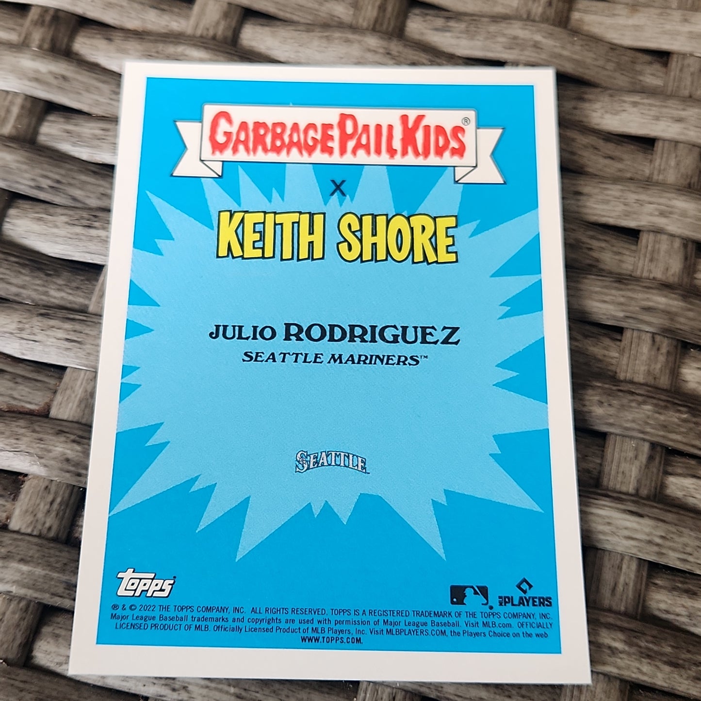 Topps Garbage Pail Kids X Keith Shore MLB Juilo Rodriguez #10c