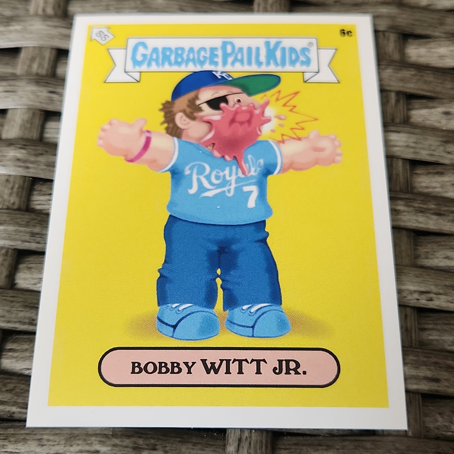 Topps Garbage Pail Kids X Keith Shore MLB Bobby Witt Jr. #6c