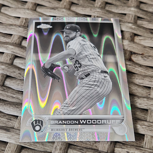 Topps Chrome Sonic Black & White Brandon Woodruff 25/75 #44