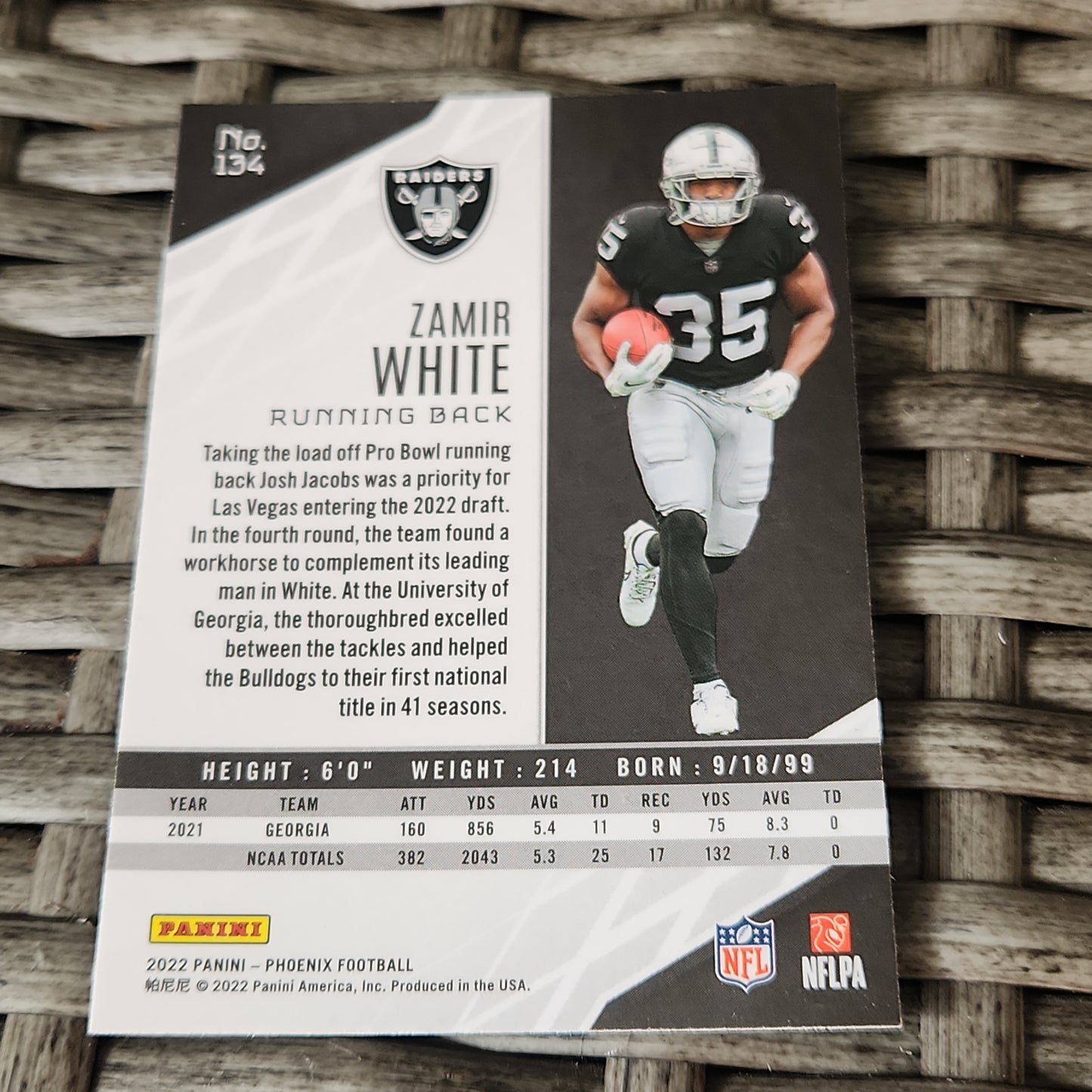 Panini Phoenix Zamir White #134