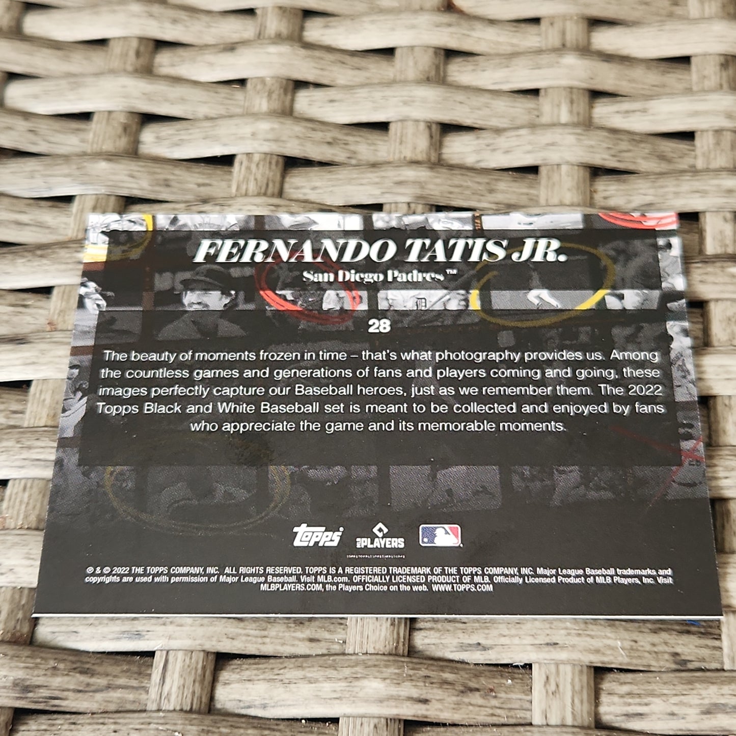 Topps Black & White Fernando Tatis Jr. #28