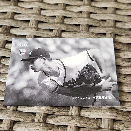 Topps Black & White Spencer Strider #72