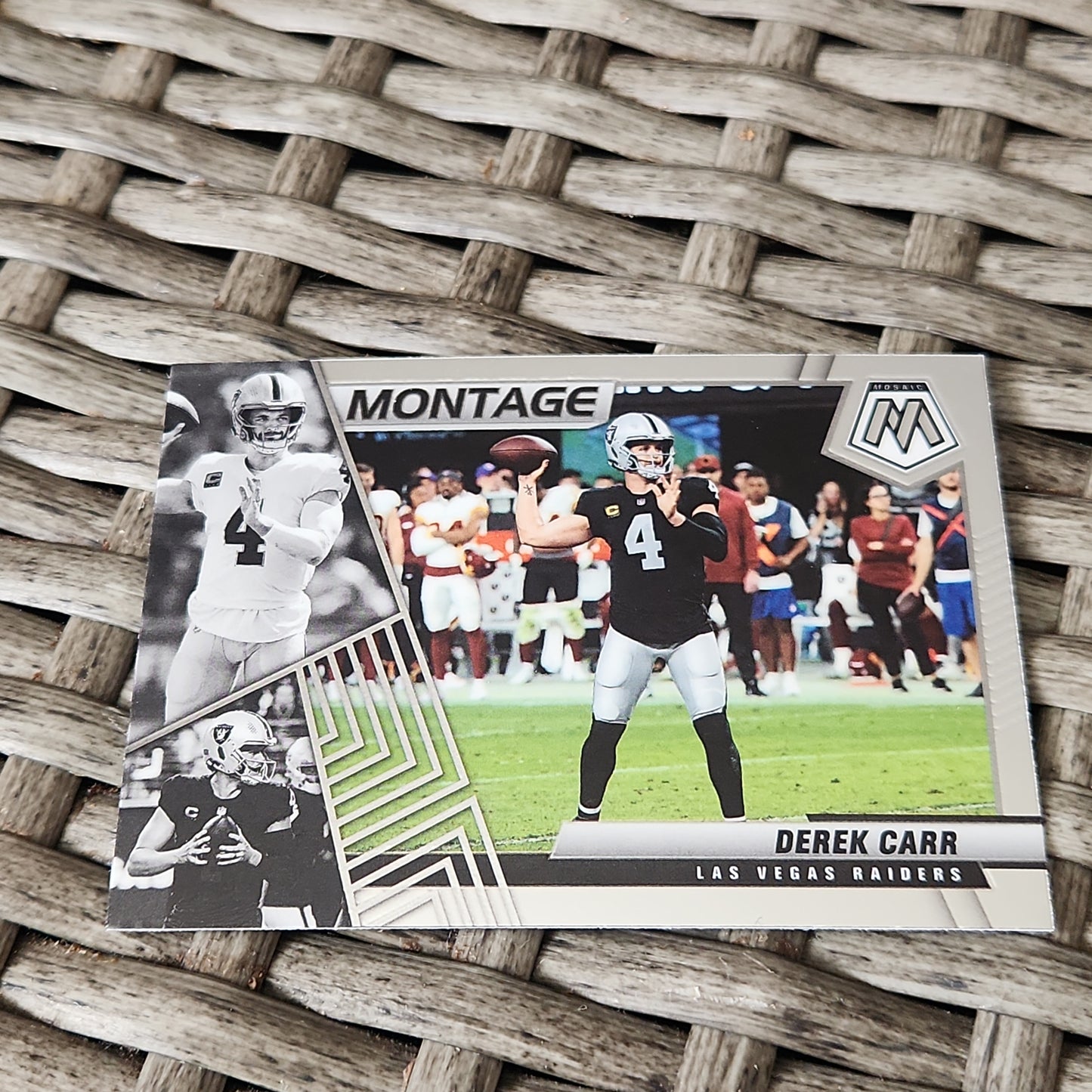 Panini Mosaic Montage Derek Carr #M-15