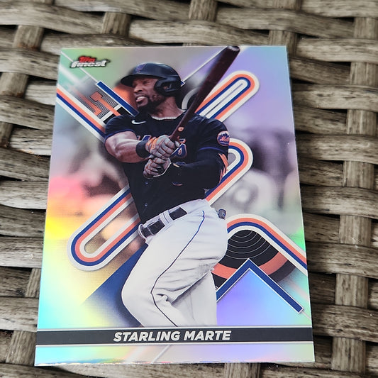 Topps Finest Starling Marte #109