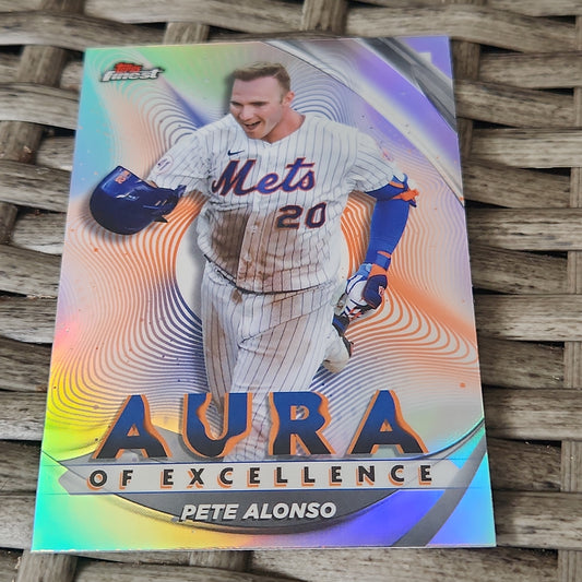 Topps Finest Aura Of Excellence Pete Alonso #AE-PA