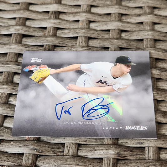 Topps Trevor Rodgers Auto 2/10 #83A