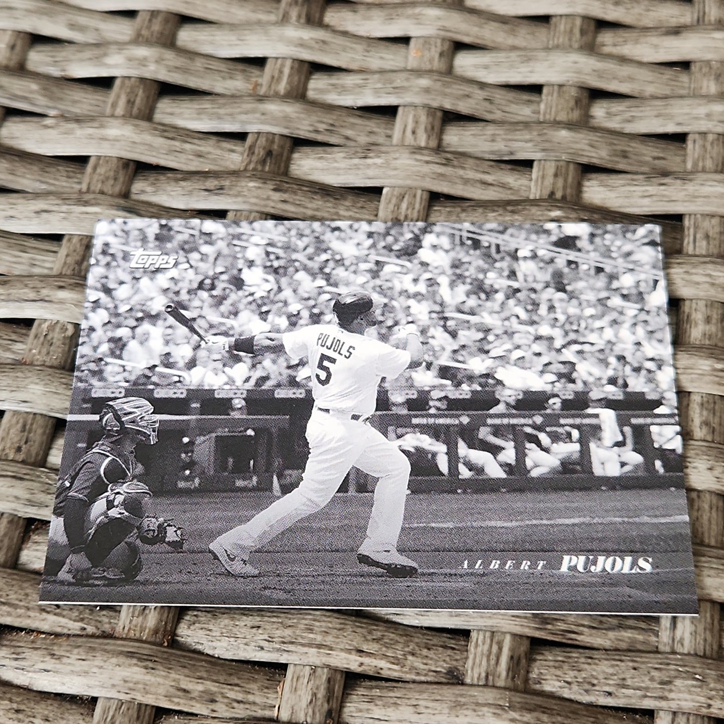 Topps Black & White Albert Pujols #7